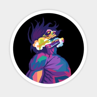 Attack Titan in pop art Magnet